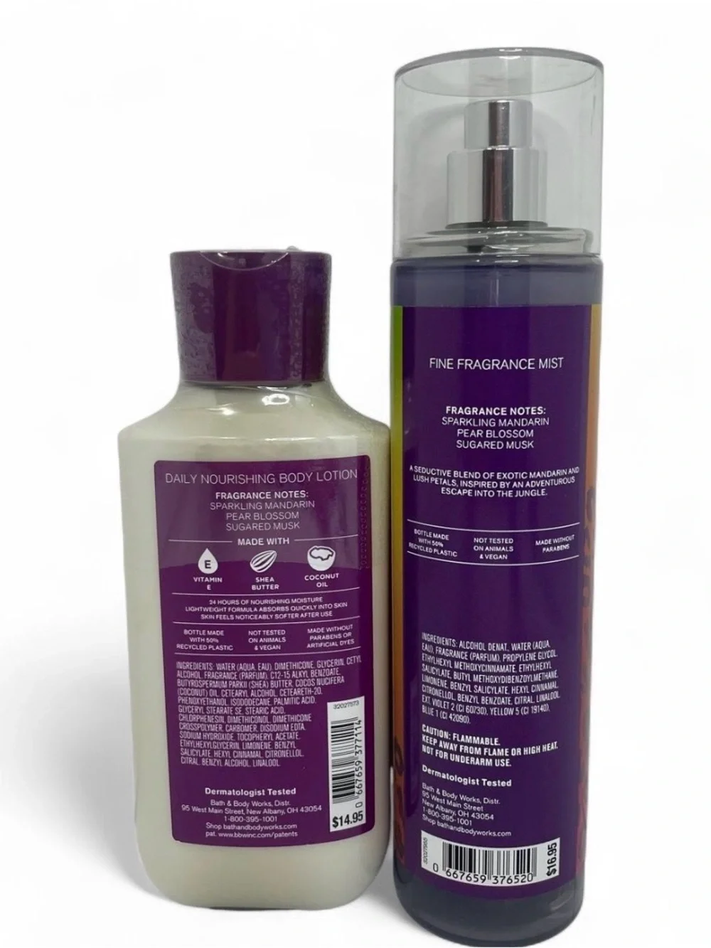 Bath & Body Works INTO THE WILD 2 Piece Bundle Body Lotion & Fragrance Mist NEW